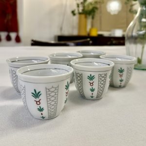 Pack 6 tacitas de café árabe - gris