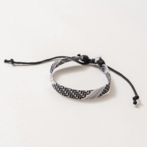 Pulsera padrón kufiya - Negra