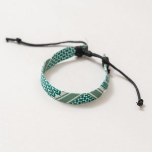 Pulsera padrón kufiya - Verde
